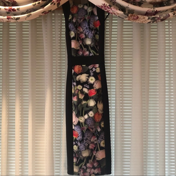 Ted Baker Floral Body-con Dress - Picture 1 of 7